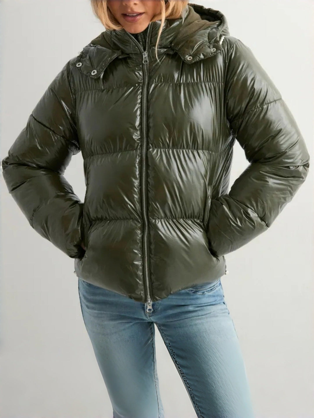 Femme Veste d'hiver en duvet tendance