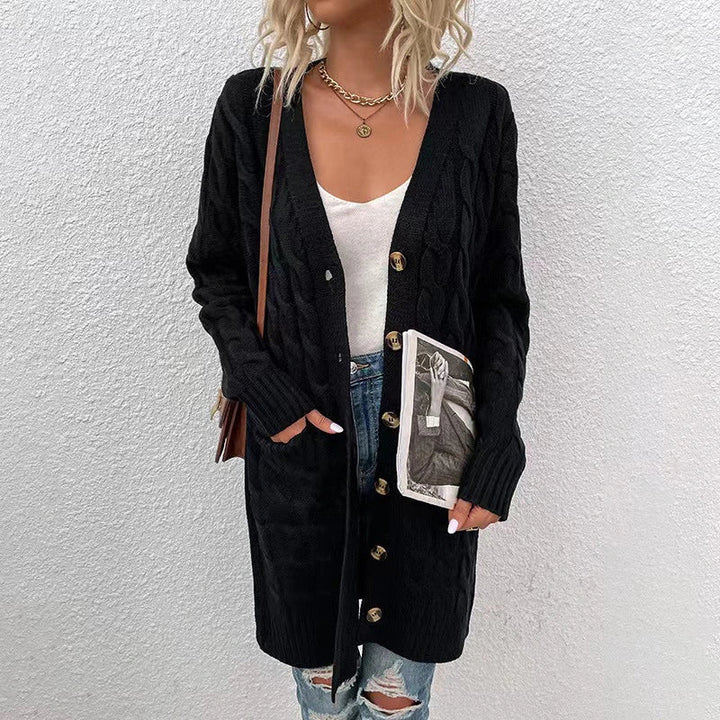 Levoire | LONG VESTE DÉCONTRACTÉE Noir