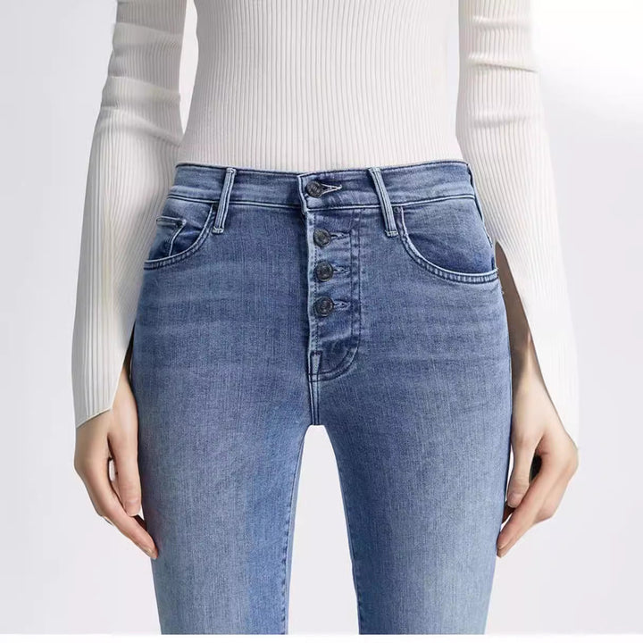 Levoire | Jean Droit Court Taille Haute