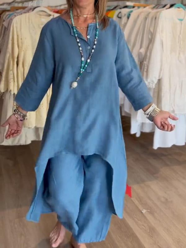 Levoire | Robe en lin unie