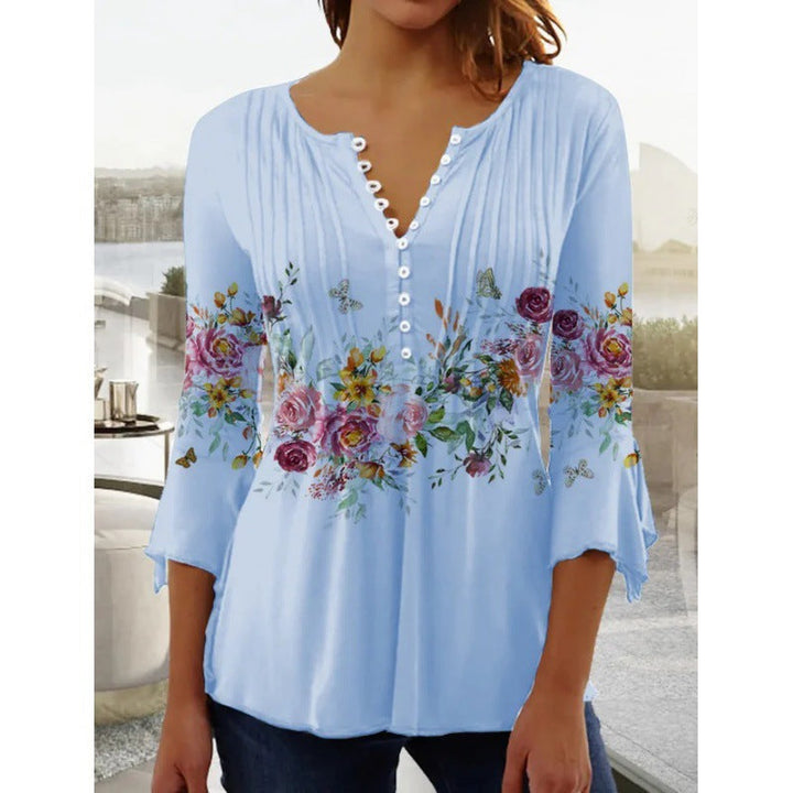 Levoire | Blouse Imprimée Avec Décolleté Élément 3