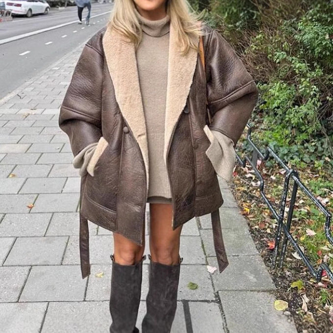 Dames veste décontractée avec doublure douce et poches pratiques Avriane