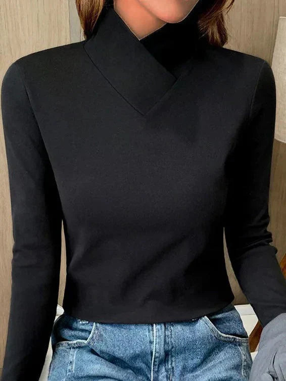 Levoire | Haut en tricot à col Noir