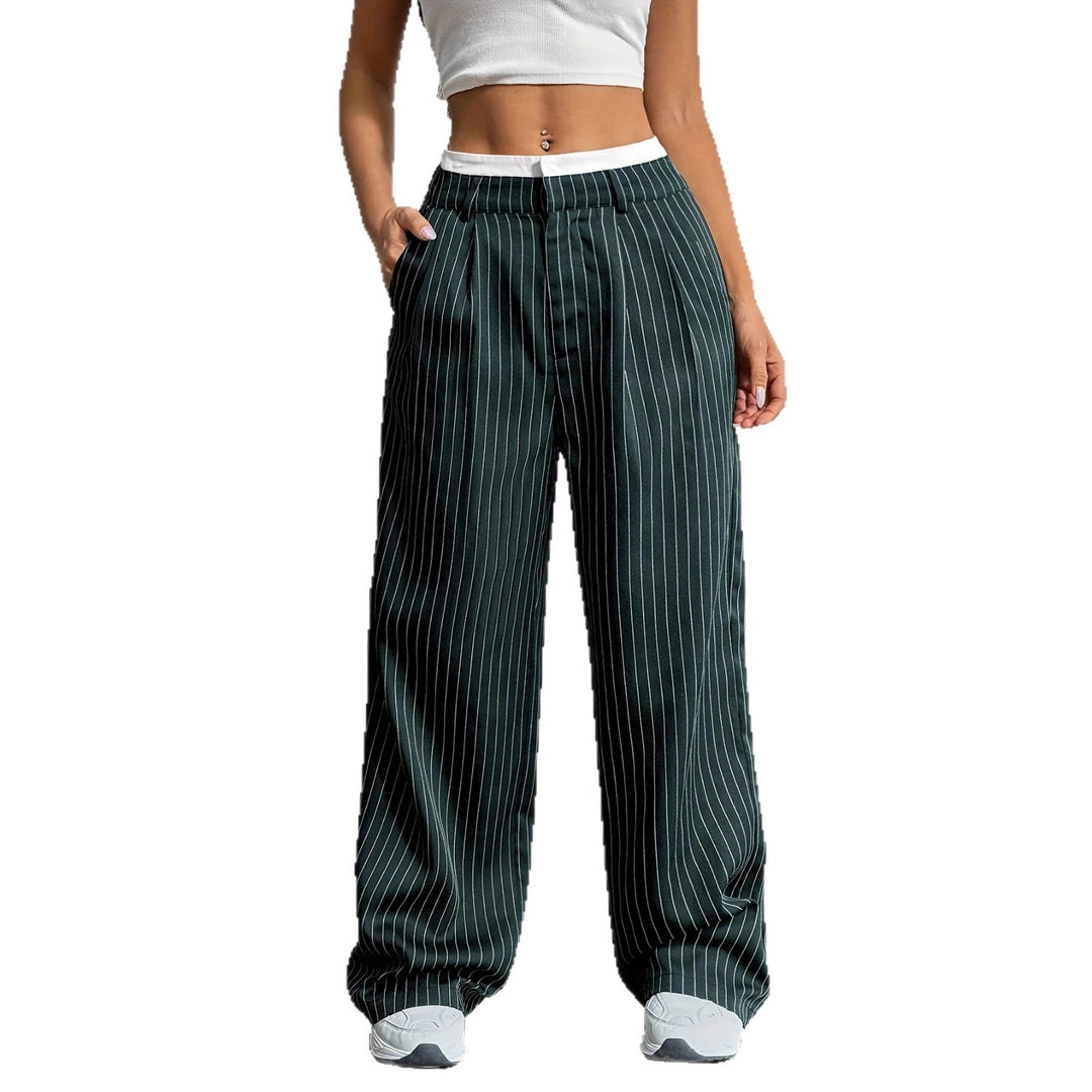 Pantalons cropped classiques pour femmes avec poches angulaires Levoire