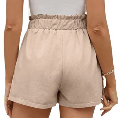 Shorts pour femmes avec taille élastique et poches latérales Levoire