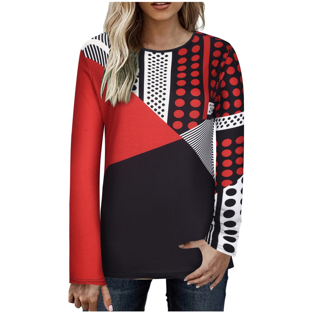 Levoire | Mode à imprimé élégant T-shirt à manches longues A3