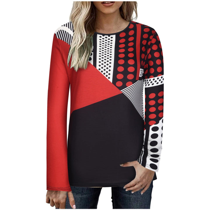 Levoire | Mode à imprimé élégant T-shirt à manches longues A3