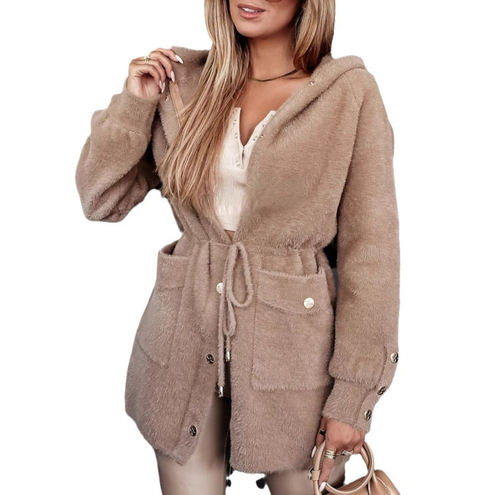 Veste en polaire confortable pour femmes avec capuche et poches pratiques Levoire