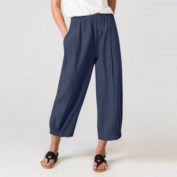 Levoire | Pantalons D'Été Amples Et Élégants Bleu marine