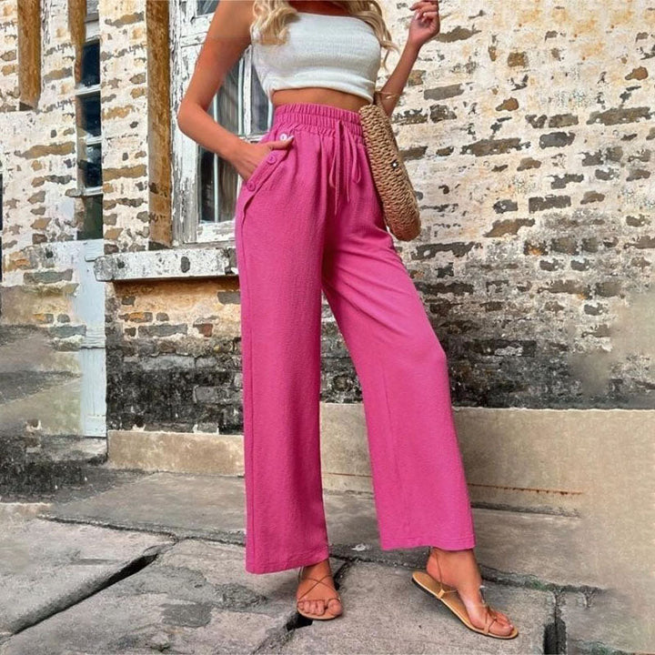 Levoire | Pantalons D'Été Colorés Légers Pour Femmes Avec Jambes Larges
