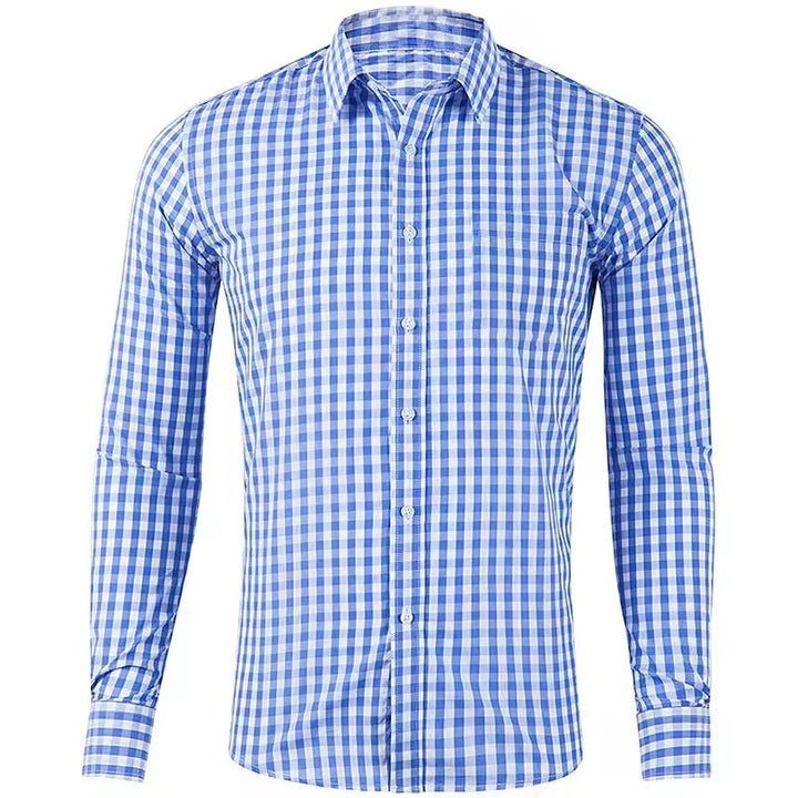 Levoire | Chemise Carreaux Manches Longues Homme