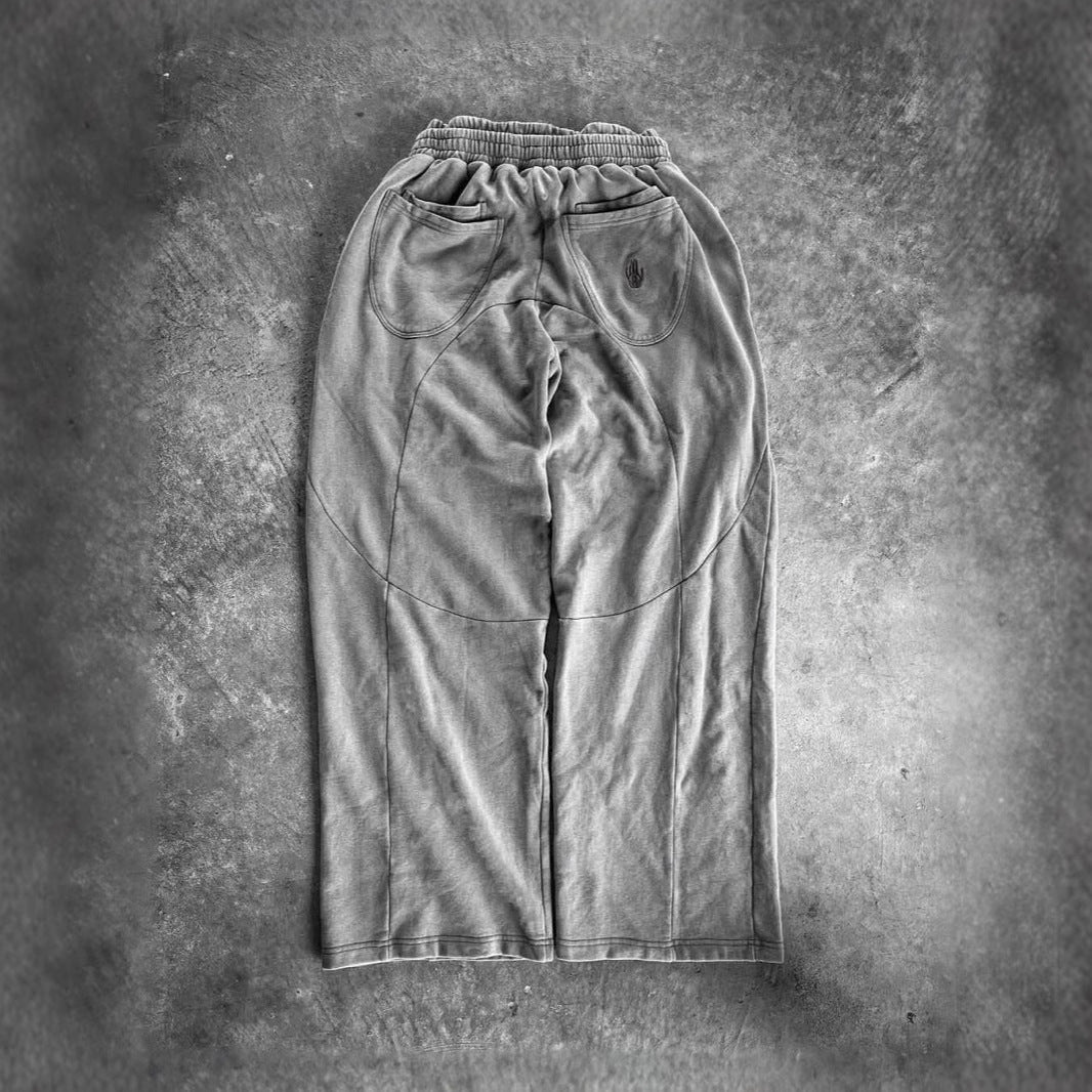 Pantalons de loisirs amples pour femmes avec taille élastique et grandes poches latérales Levoire