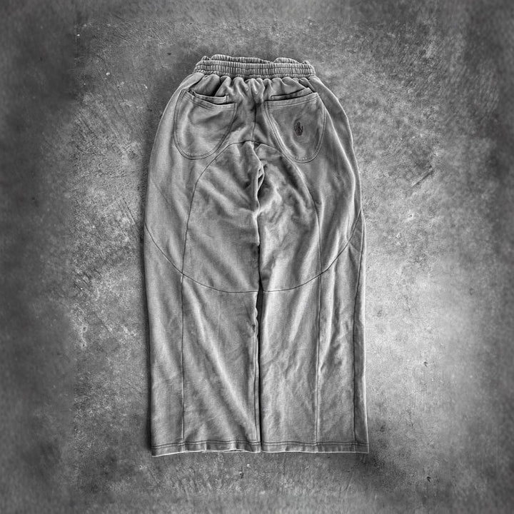 Pantalons de loisirs amples pour femmes avec taille élastique et grandes poches latérales Levoire