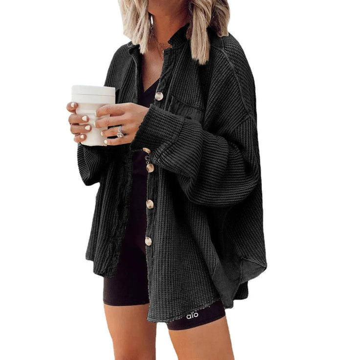 Levoire | Veste en shirt irrégulière pour femmes