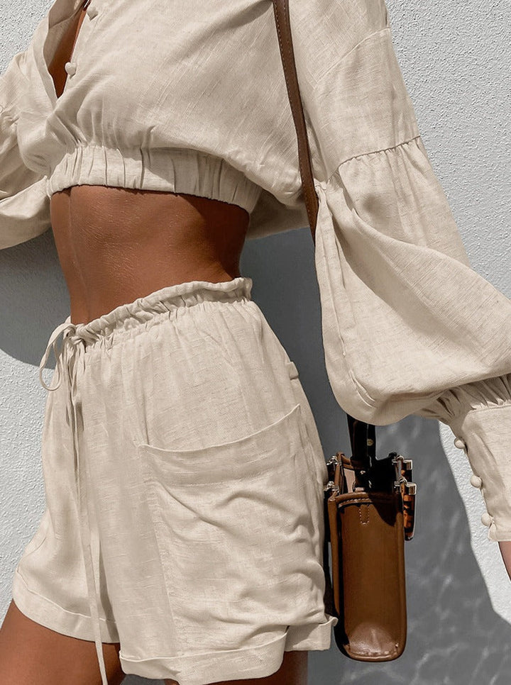 Levoire | Ensemble D'été Élégant Pour Femme - Beige
