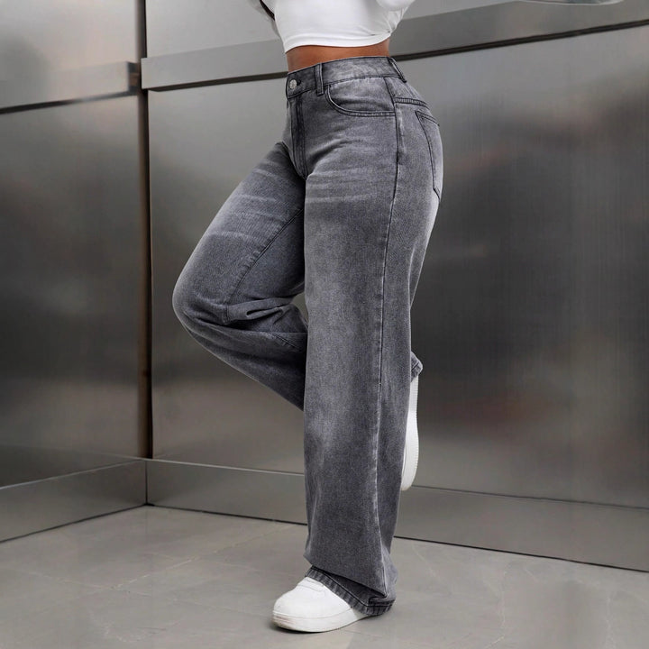 Jean large à la mode pour femmes en denim de haute qualité Levoire