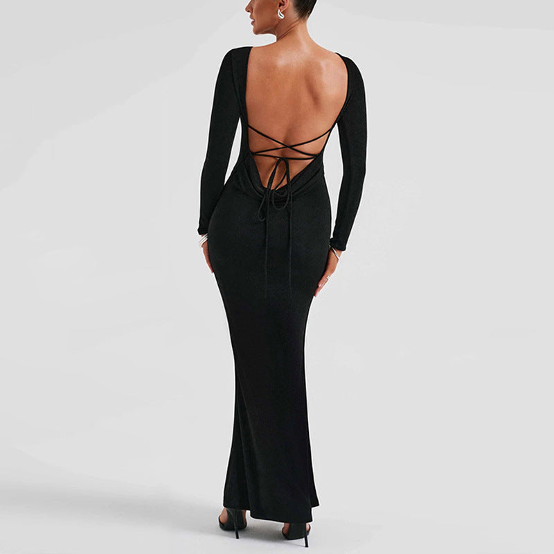 Levoire | Robe élégante avec lacets croisés