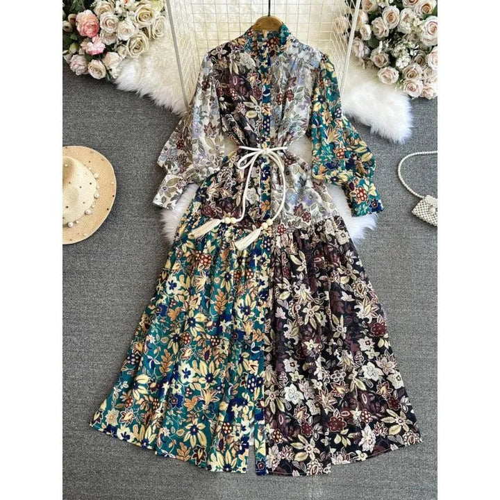 Levoire | Robe trapèze pour femmes avec imprimé