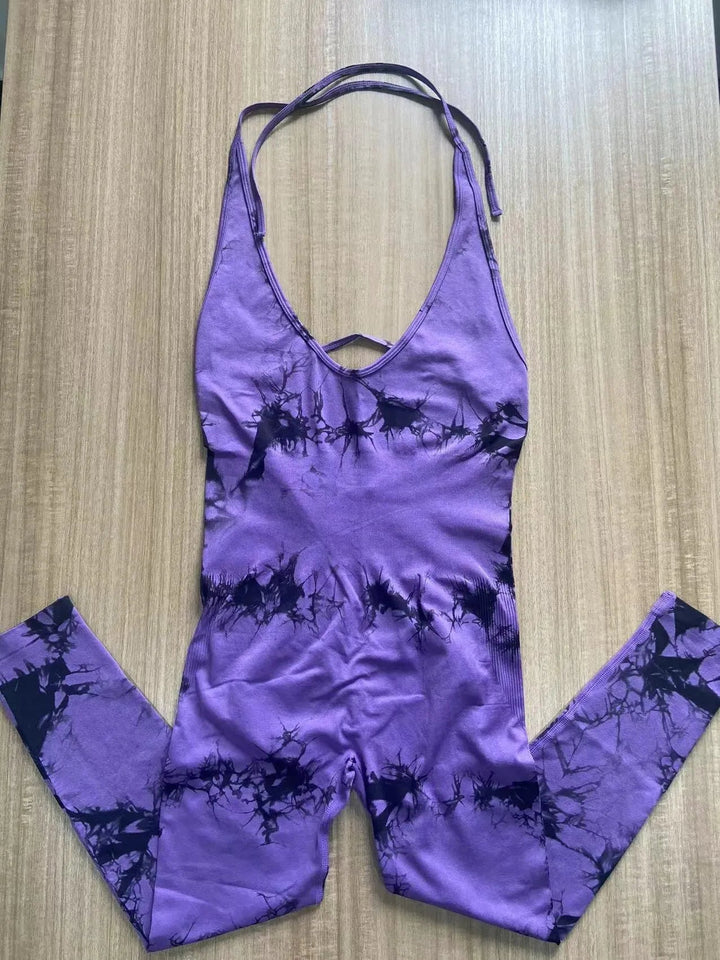 Levoire | Pantalons de yoga pour femmes Noir et Violet