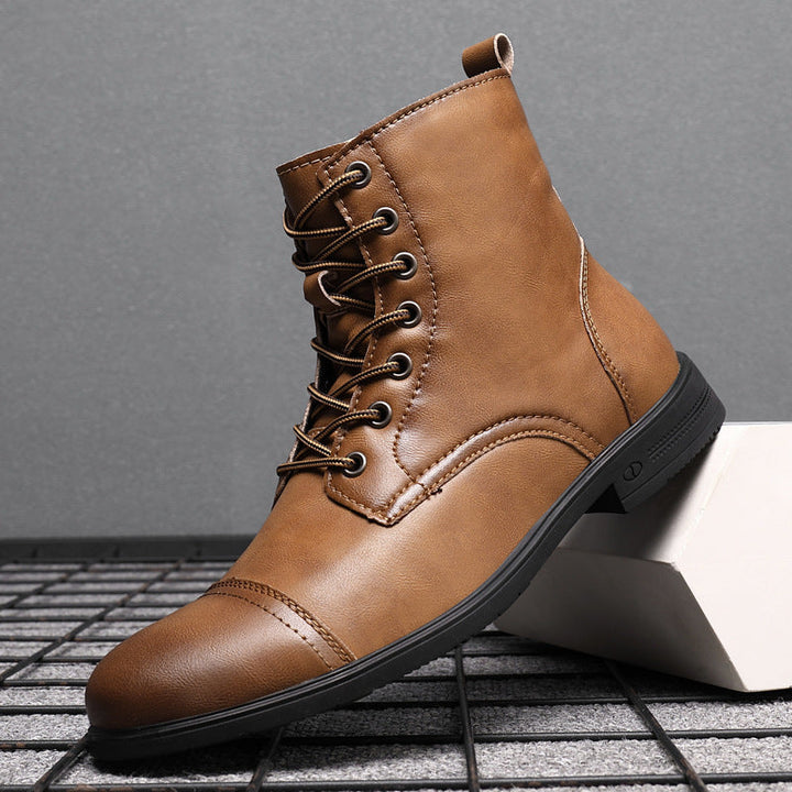 Levoire | Bottes Cheville Cuir Véritable