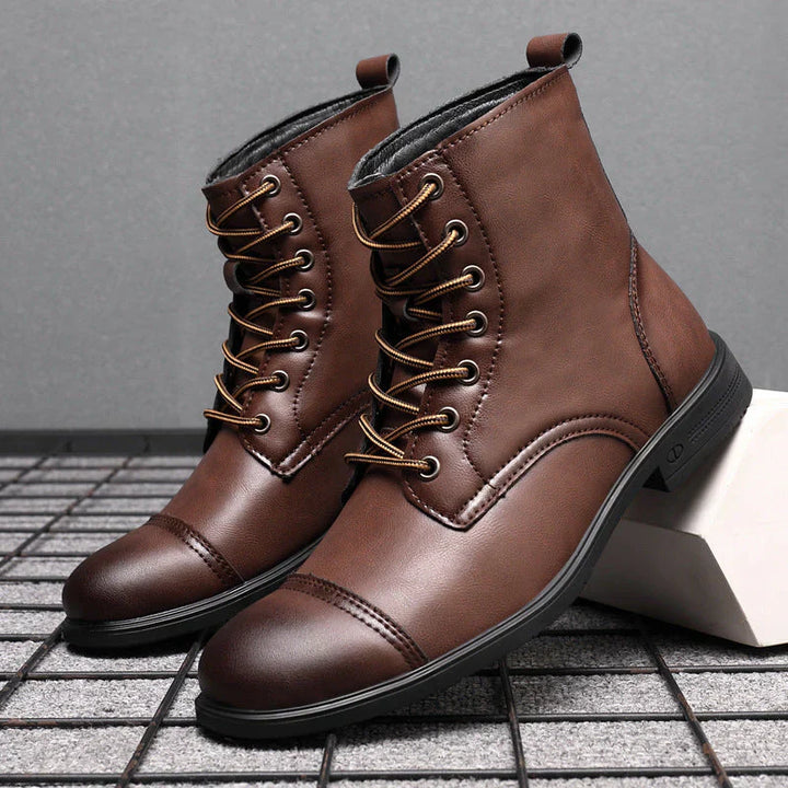 Levoire | Bottes En Cuir De Haute Qualité Pour Les Modeux Braun Kastanja