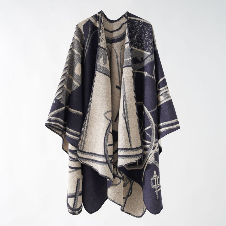Levoire | Gilet Élégant En Tricot Pour Femmes | Chaud Bleu Einheitsgröße