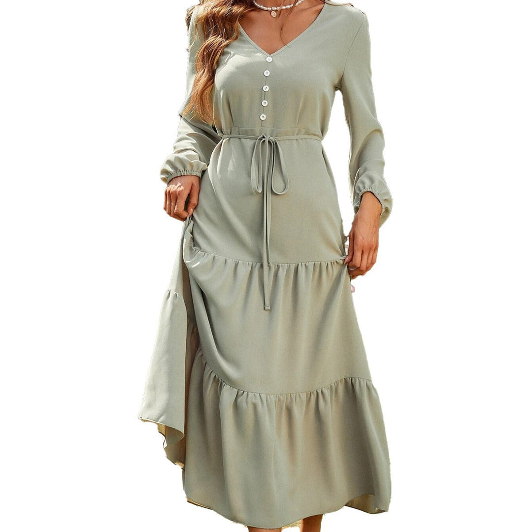 Levoire | Robe mi-longue froissée vibrante pour femmes