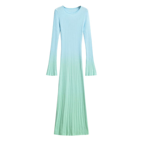 Levoire | Robe Longue Slim Fit Dégradé