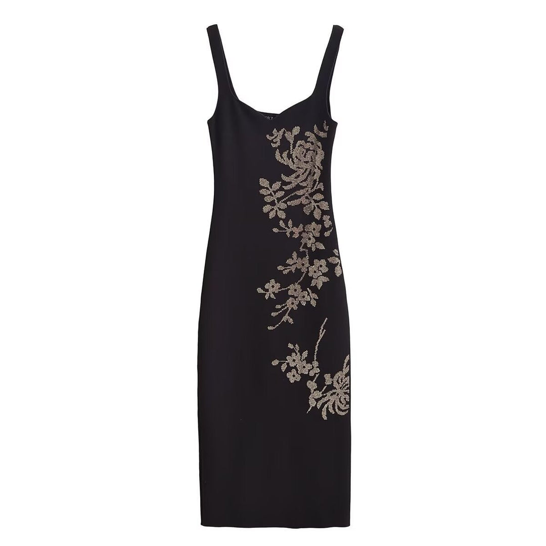 Levoire | Sweet & Bare Robe Babydoll d'été sans bretelles Noir