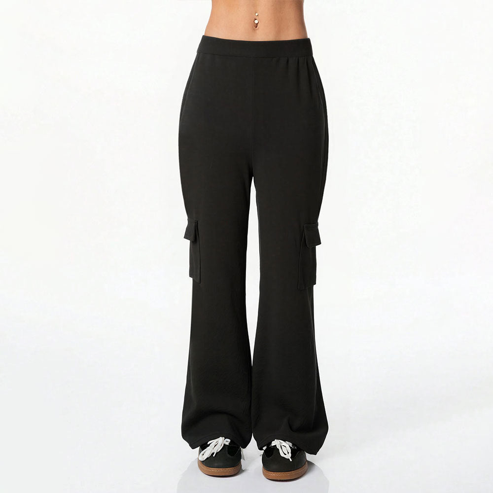 Pantalons cargo décontractés pour femmes à coupes larges Levoire