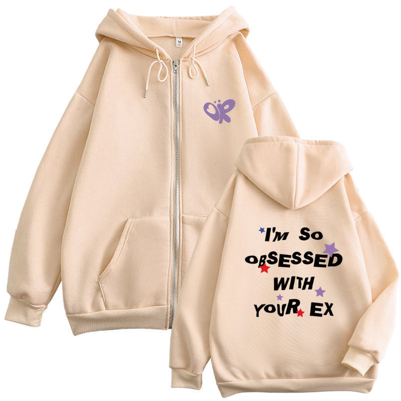 Sweat à capuche pour femmes avec imprimé ludique et coupe confortable Levoire