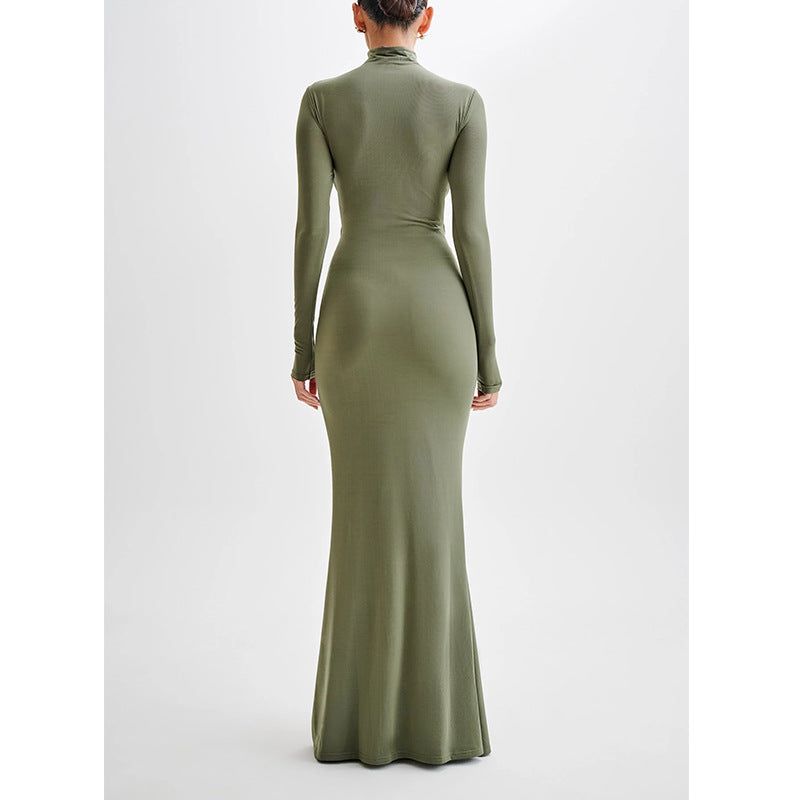 Levoire | Élégant Slim Fit Robe à Manches Longues