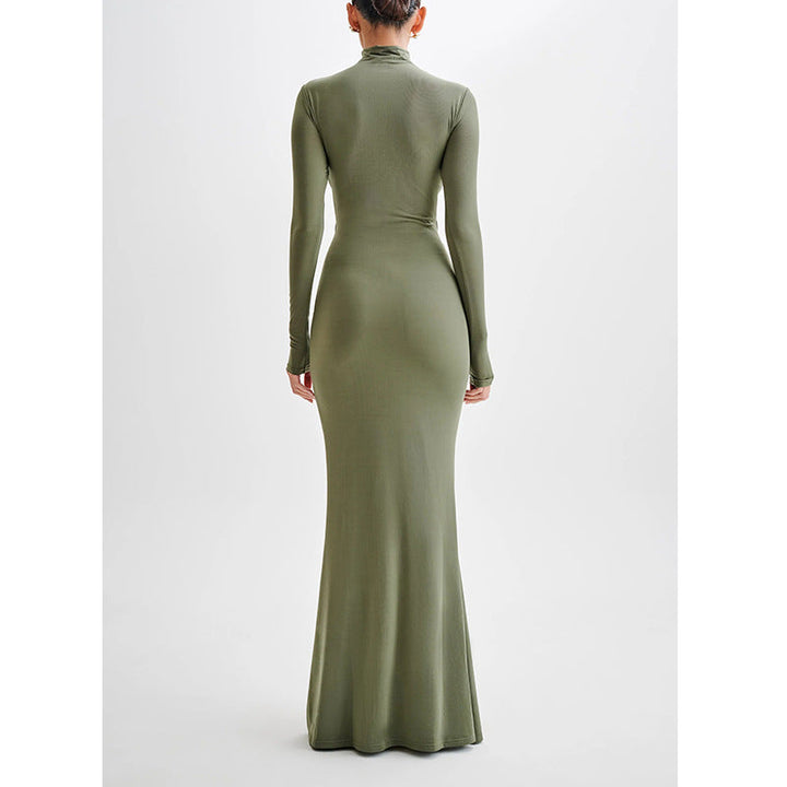 Levoire | Élégant Slim Fit Robe à Manches Longues