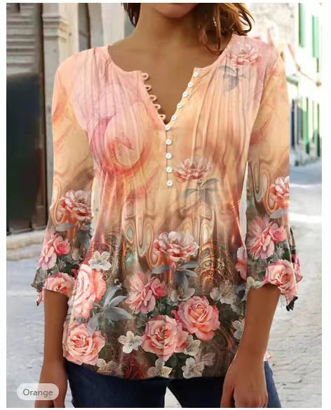 Levoire | Blouse Imprimée Avec Décolleté Élément 4