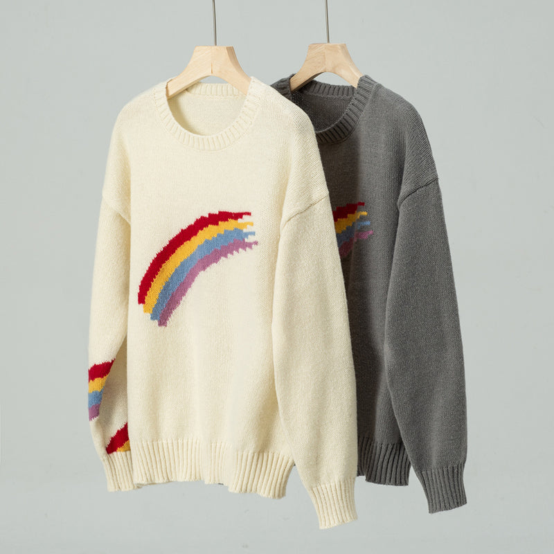 Levoire | En Tricot Arc-En-Ciel Décontracté