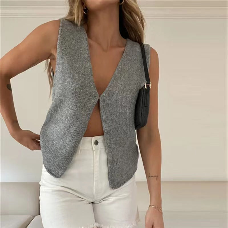 Levoire | Gilet en tricot Gris