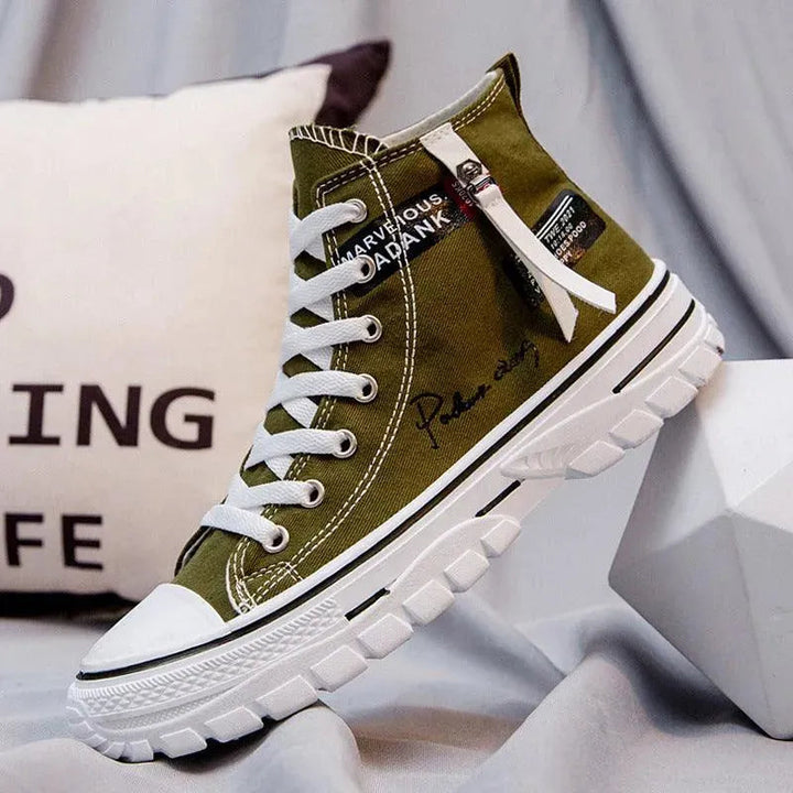Levoire | Chaussures à talons pour hommes – Style urbain et confort décontracté Vert