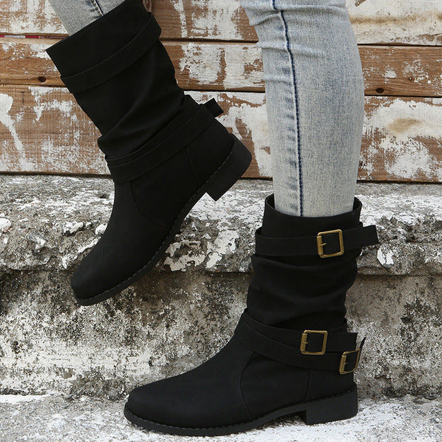 Levoire | Bottes Demi-Jambes De Cueillette De Vin Soljella Pour Femmes Noir