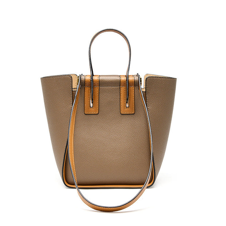 Levoire | Tous Les Sacs De Travail En Cuir Non Combinables Avec Bloc De Couleur Braun
