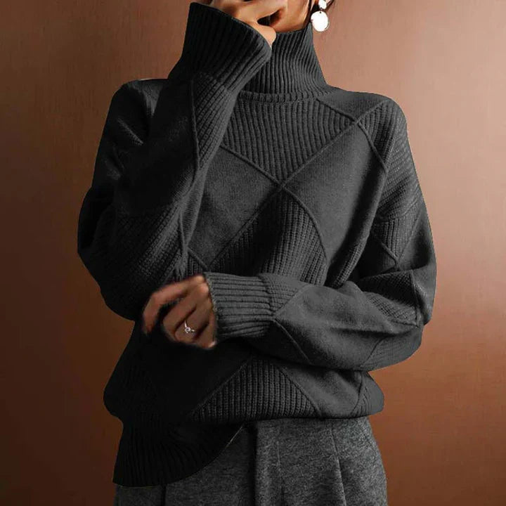 Levoire | Pull En Tricot Décontracté Et Simple Noir