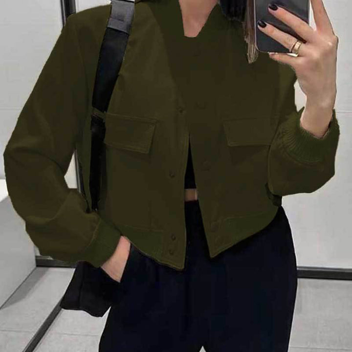 Veste Bomber imprimée artistique pour femmes Levoire