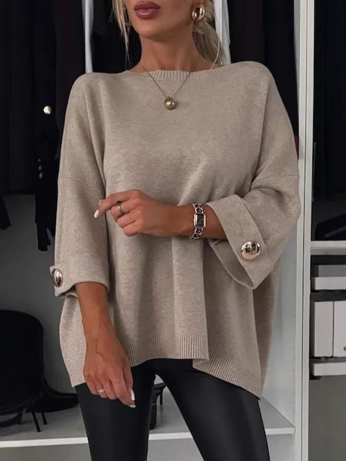 Levoire | Blouse En Tricot Stylée Khaki