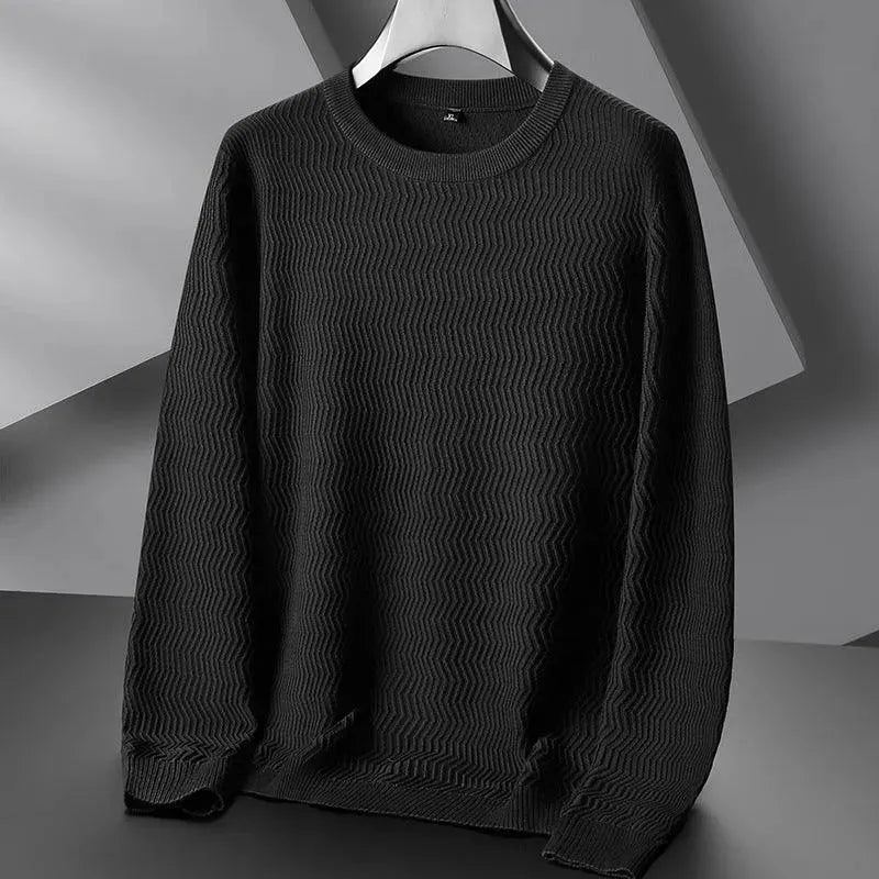 Levoire | Rento pull pour hommes 8026 Noir