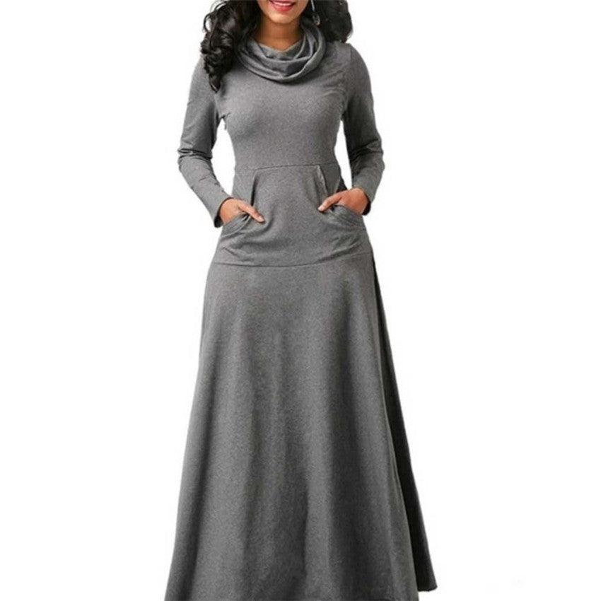 Levoire | Robe de soirée longue transparente à emmanchures ouvertes Gris