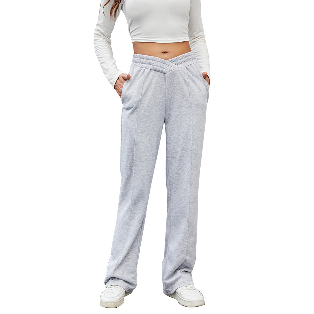 Pantalons de loisirs confortables pour femmes avec taille élastique et poches pratiques Levoire