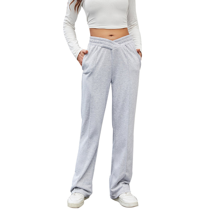 Pantalons de loisirs confortables pour femmes avec taille élastique et poches pratiques Levoire