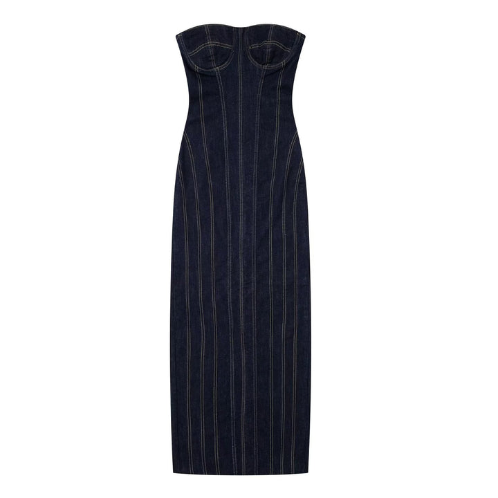 Levoire | Robe en denim sans manches d'été