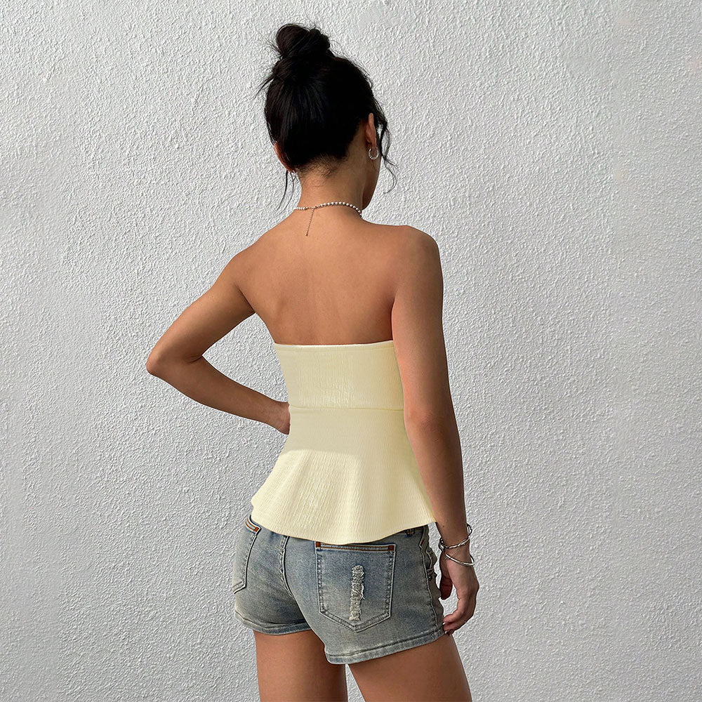 Top Bandeau Femme avec Rassemblées Levoire