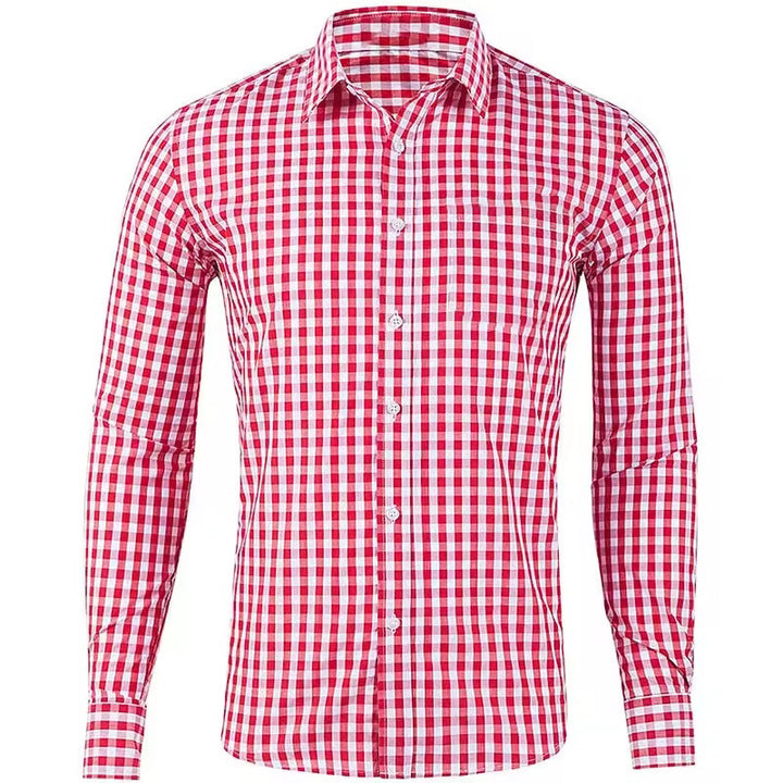 Levoire | Chemise Carreaux Manches Longues Homme