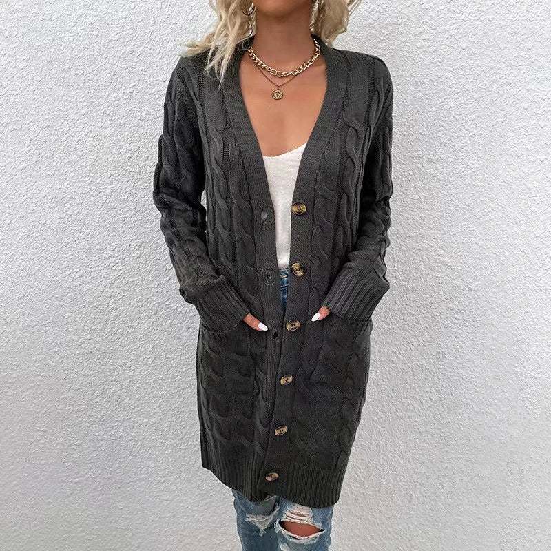 Levoire | LONG VESTE DÉCONTRACTÉE Gris